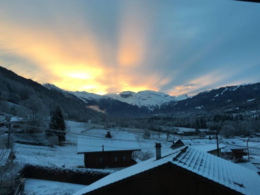 Dans Hameau, Pres Des Pistes Logement De Plein Pied Au Calme Taninges Exteriör bild